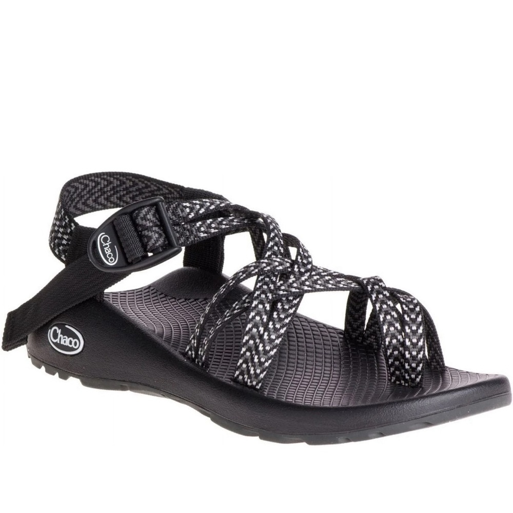 Chaco | ZX3 Black and white Gladiator Sandals with Intricate Straps